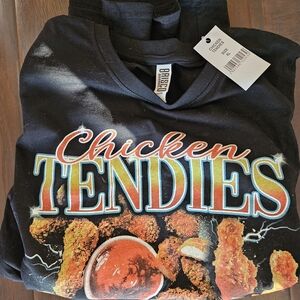 Black Chicken Tendies Novelty Shirt